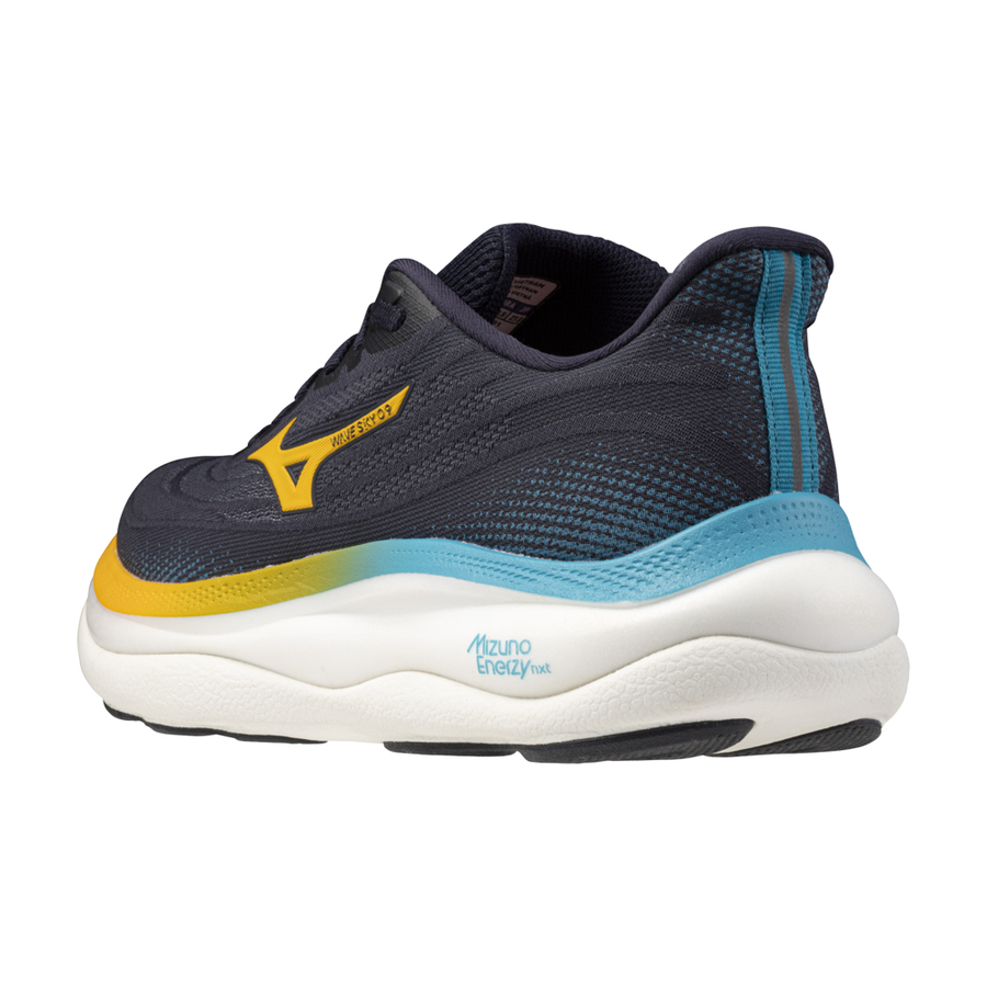 Mizuno WAVE SKY 9 Baritone Blue/Citrus/Capri Breeze